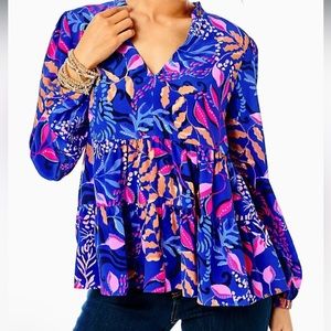 Lilly Pulitzer Sarita Silk Top